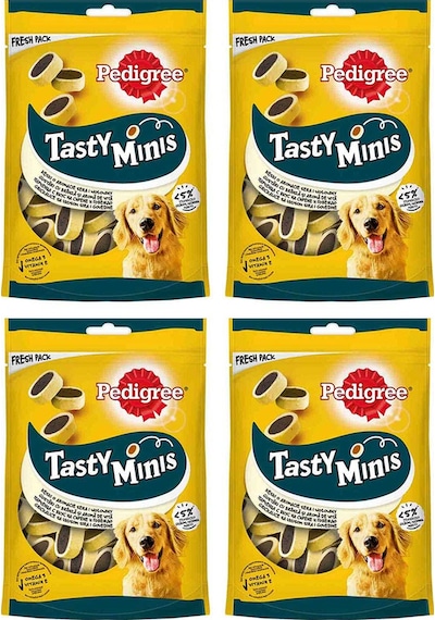 Pedigree Tasty Minis Yetişkin Köpek Ödül Maması 4 x 140 G