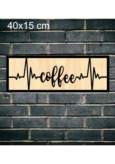 Coffee Kahve Ahşap Duvar tablo