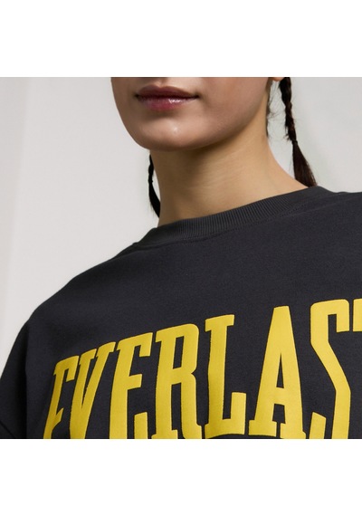 Everlast Ever Classics Oversize Kadın Gri T-shirt Tw0027 Gri