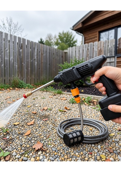 21v Akülü Basınçlı Yıkama Makinesi Çift Akülü Hızlı Şarj Model