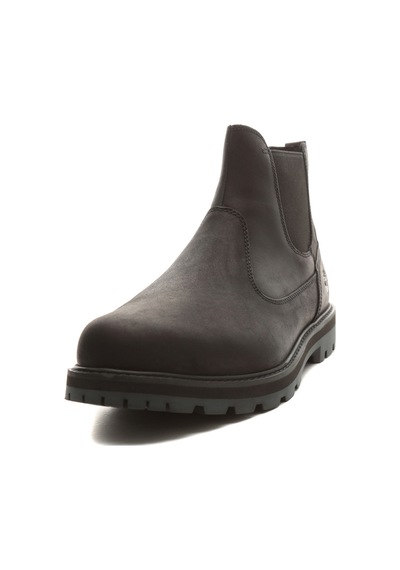 Timberland Siyah Erkek Deri Bot Brıtton Road Mıd Chelsea Boot
