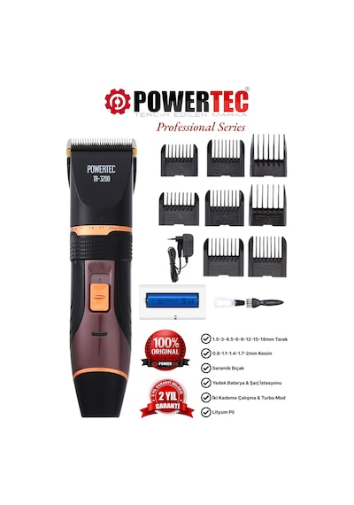 Powertec TR-3200 Saç ve Sakal Kesme Makinesi