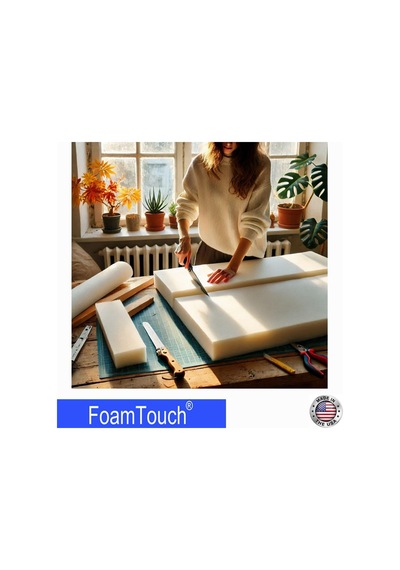 1" X 24" X 72" Yastık Ve Döşeme Köpüğü, Beyaz