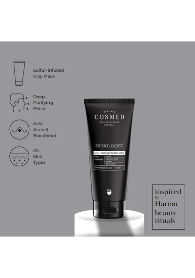 Cosmed Skinologist Salicylic Sülfür Maskesi 75 Ml