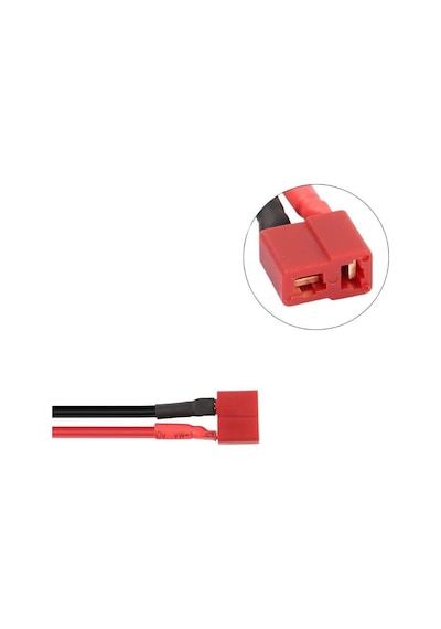 T-plug Dişi - Krokodil Dönüştürücü Kablo 14awg 50cm