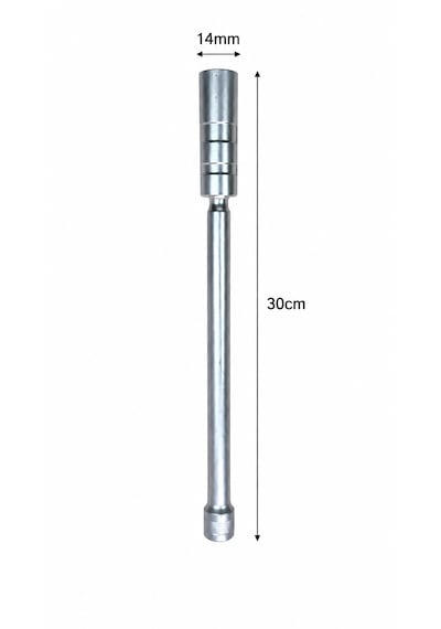 14 Mm 30 Cm Uzun Buji Lokma Mafsallı