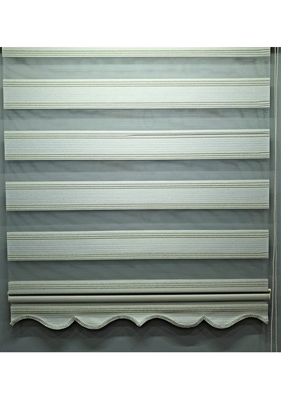 Bbb Pliseli Simli Renk Geçişli Modern Stor Zebra Perde Mz281