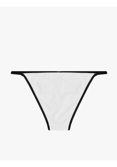 Koton Kontrast Biyeli Normal Bel Bikini Altı Beyaz 6sak00267mm