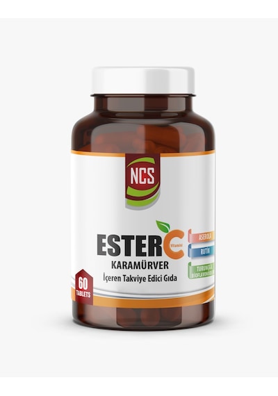 Ncs Ester C Vitamini 1000 Mg Kara Mürver 60 Tablet