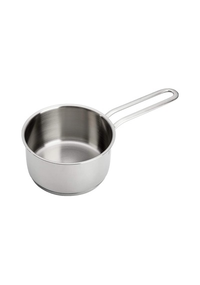 Mini Sos Tenceresi, 10 Cm, 0,5 L, Kapaksız, İndüksiyon Uyumlu, Cromargan Yüksek Kaliteli Paslanmaz Çelik, Üst Üste Saklanabilir