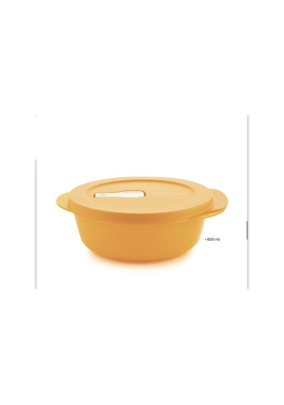 Tupperware Mikrodalga Fırın Isıtma Kabı 600 Ml Turuncu Sakla Isıt