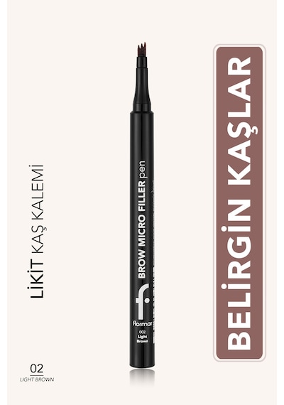 Brow Micro Filler Tarayıcı Keçe Uçlu Kaş Kalemi 8682536093026 002 Lght Brown