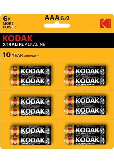 Kkonsantrasyon Xtralıfe 12 Adet Alkalin İnce Pil - 6x2-aaa