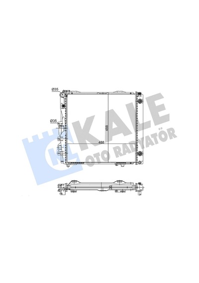 Kale 363815 Motor Su Radyatörü Mercedes S-class W126 85 91 A1265005103 -