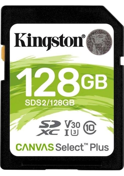 Kingston SDS2 128GB SDXC Canvas Select Plus Hafıza Kartı