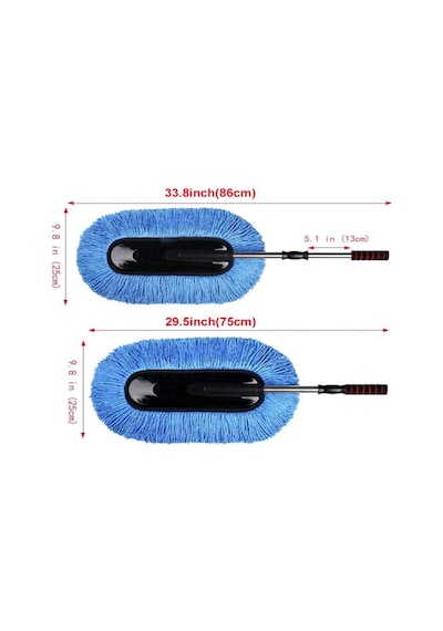 Carmind Mikrofiber Oto Yıkama Fırçası Teleskopik Cr10451