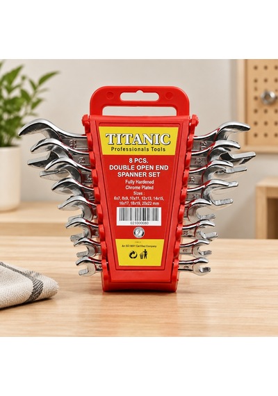Ağzı Açık Anahtar Takımı 6-22mm Taşıma Aparatlı