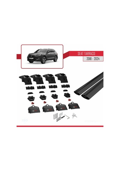 Seat Tarraco Kn2 2018-2024 Arası İle Uyumlu Ace-2 Ara Atkı Tava
