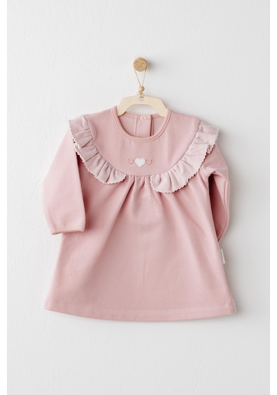 AndyWawa Kız Bebek Elbise Dress Mon Petıt Amour Ac26092 Pembe