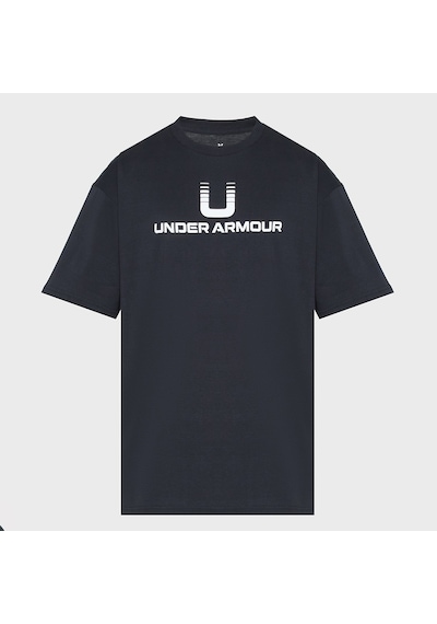 Under Armour Heavyweight U Logo Erkek Siyah Tişört SIYAH