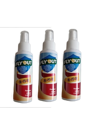 Kene, Sivri Sinek, Kara Sinek Kovucu Losyon 100 Ml X 3 Adet