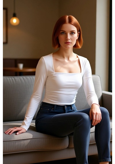 Ersefa Stil Kadın Büzgü Drape Detaylı Vücuda Oturan Bluz Regular Örme Sl Ekru