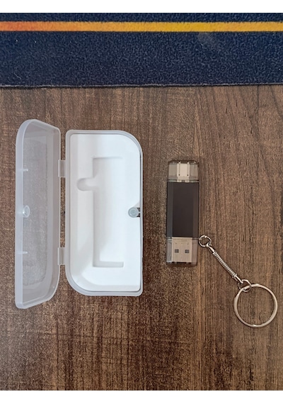 32gb 2'si 1 Arada Type-c & Usb Flash Bellek Otg Anahtarlık Model 32 GB