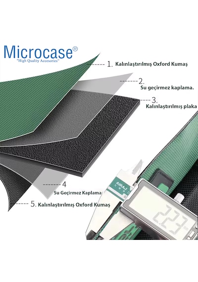 Microcase Çok Bölmeli Su Geçirmez El Tutacaklı Takım Ve Hırdavat Çantası - Al5558 Siyah