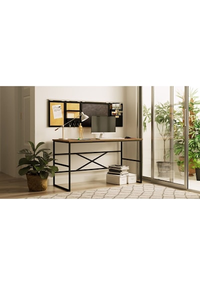 Atlantis 120cm Metal Çalışma Masası Atl24-a Çam Atlantik Çam Atlantis 120cm Metal Çalışma Masası Atl24-a Çam Atlantik Çam