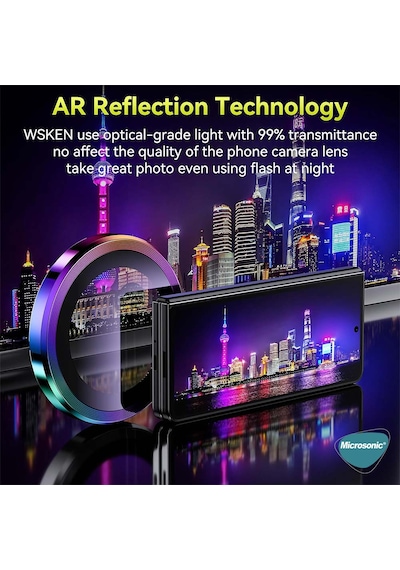 Microsonic Xiaomi Redmi Note 15 Pro 5g Tekli Kamera Lens Koruma Camı Siyah