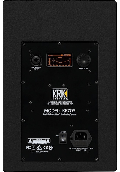 Krk Rokit Rp7 G5 -7 Inch Aktif Stüdyo Monitörü Siyah