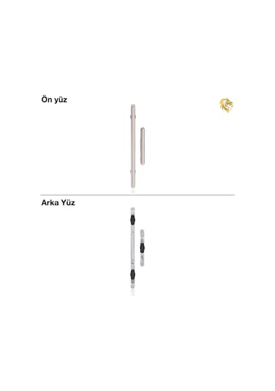 Xiaomi Mi 10 Uyumlu Tuş Takımı Altın Yan Tuş Seti Power Ses Tuşu Açma Kapama Tuşu