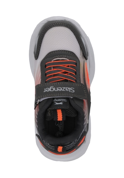 Slazenger Error I Erkek Çocuk Cırt Cırtlı Füme / Turuncu Günlük Spor Ayakkabısı Füme - Turuncu
