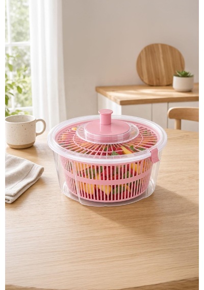 Selka Home Salata Kurutucu 4.4 Lt Pembe