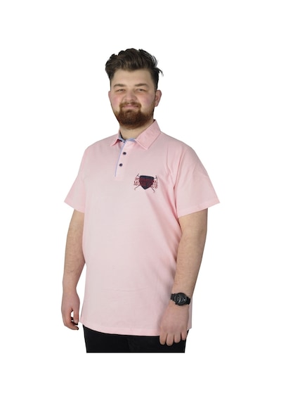 Mode Xl Büyük Beden T-Shirt Polo Mode Club 22330 Somon 001