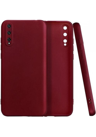 Mi7a Huawei P Smart 8 / Y8 P Uyumlu Koruyucu Silikon Kılıf Kırmızı