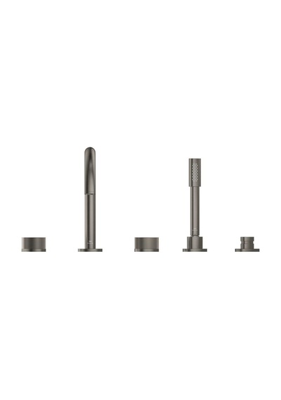 Grohe Atrio Private Collection 25226AL0 5 Delikli Küvet Bataryası Antrasit