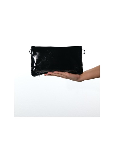 Luvishoes Ardena Siyah Kadın Boncuklu Clutch Çanta