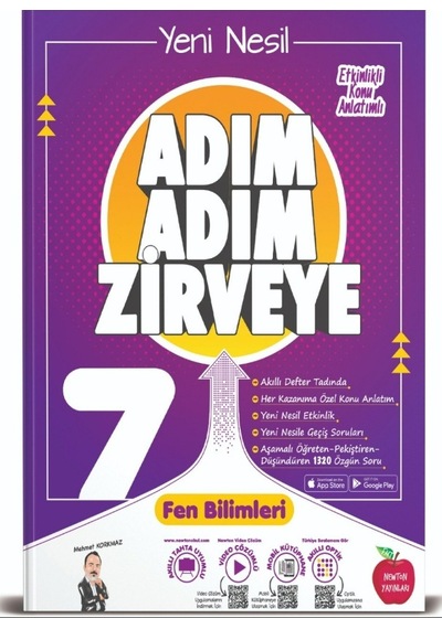 Newton 7. Sınıf Adım Adım Zirveye Fen Bilimleri Etkinlikli Soru Bankası