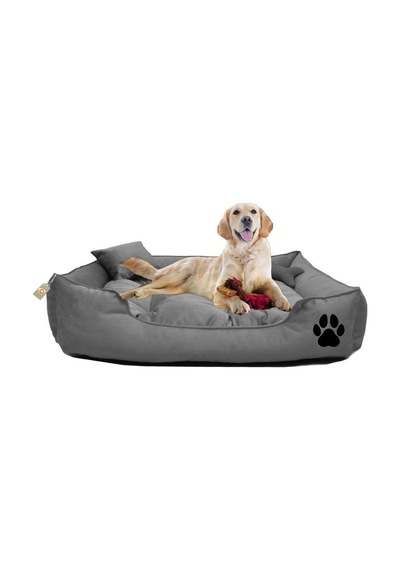 Yıkanabilir Büyük Irk Köpek Yatağı Minder 90x70cm Mor