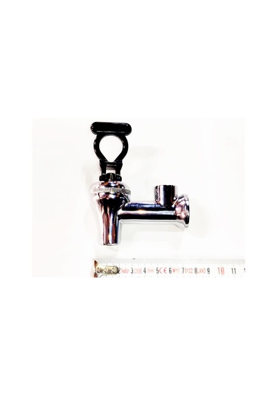 16x1,5mm arka diş basmalı 14x1mm göstergeli metal musluk