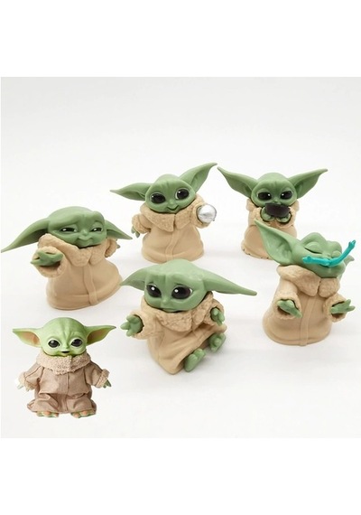 Star Wars 6Lı Baby Yoda Figür Seti