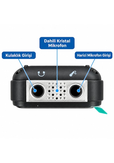Ultratekno Kb65 32gb Pilli Dijital Ses Kayıt Cihazı, Ekranlı Wav Kaydedici, Ses Algılamalı Kayıt, Mp3 Çalar