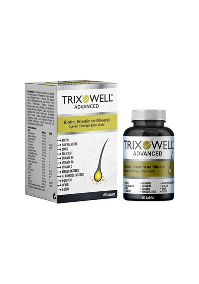 Trixowell Biotin. Vitamin Mineral Içeren Multivitamin 60 Tablet