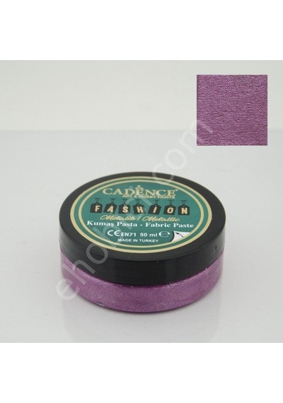Fmp-06 Siklamen - Cadence Metalik Fashion Kumaş Rölyef Pasta - Fa