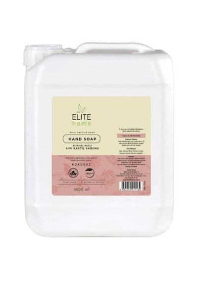 The Elite Home Bitkisel Kastil Sıvı Sabun 5 L