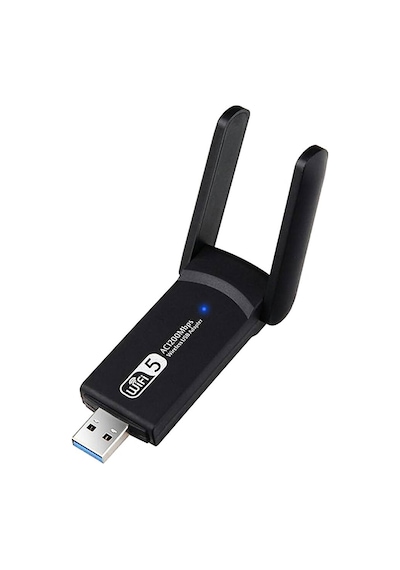 Kablosuz Wifi Alıcı Ac1300 Mbps Dual Band Usb 3.0 Adaptör Evimdeyokyok