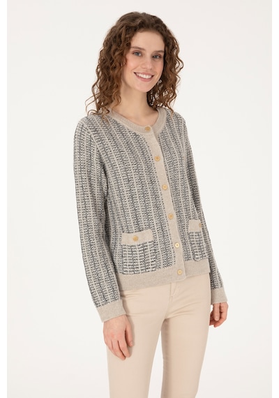 U.S. Polo Assn. U.s. Polo Assn. Kadın Hırka Triko 50310762-vr256 İnci