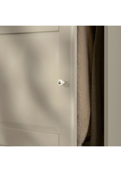 Ikea Gri Modern Kapaklı Gardırop 250x60x201 Cm