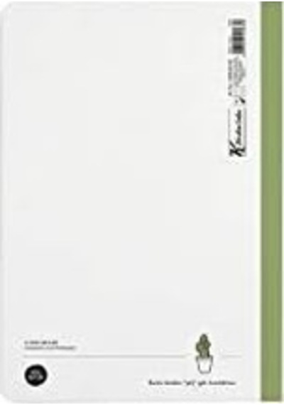 Hisli Şeyler 'beni Seven Dikenime Katlansın' Çizgili Sert Kapak Defter, 14x20, 64 Yaprak 103 Ivory